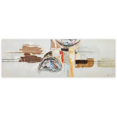 Hand -painted weightless time acrylic painting