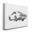 « Classic car sketch I », reproduction sur toile tendue-1376939048