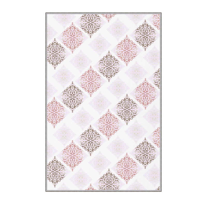 Antibacterial Hall Carpet, 3D Digital Printed, 3.3 x 4.9 ft | 100% Polyester, 0.3 in Pile Height, Non-Slip Underside, Machine Washable, Durable & Easy Care | Perfect for Living Room, Entryway & Home Décor