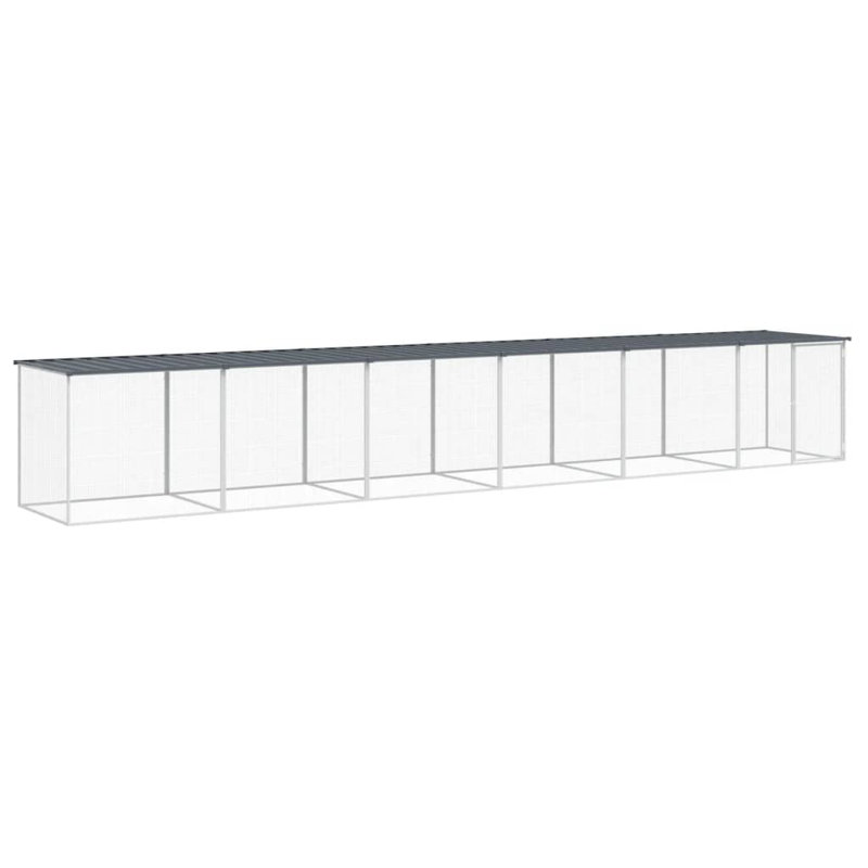 Jenkinsburg Chicken Coop, Anthracite, 90cm H x 603cm W x 98cm D