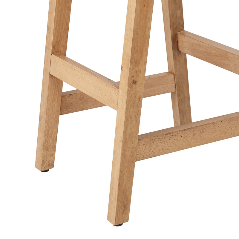 Tabouret en bois rembourré - ensemble de 2, Tabouret de comptoir (siège d'une hauteur de 24 p