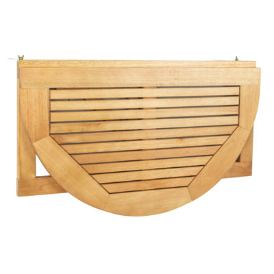Jaileen Teak Outdoor Folding Balcony Table