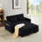 Collinward 53" W Murphy Sofa Bed Loveseat with Adjustable Tufted Back and USB Outlet-297002978-297002976
