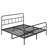 Huddleson Bed Metal Platform Bed frame-1583238701
