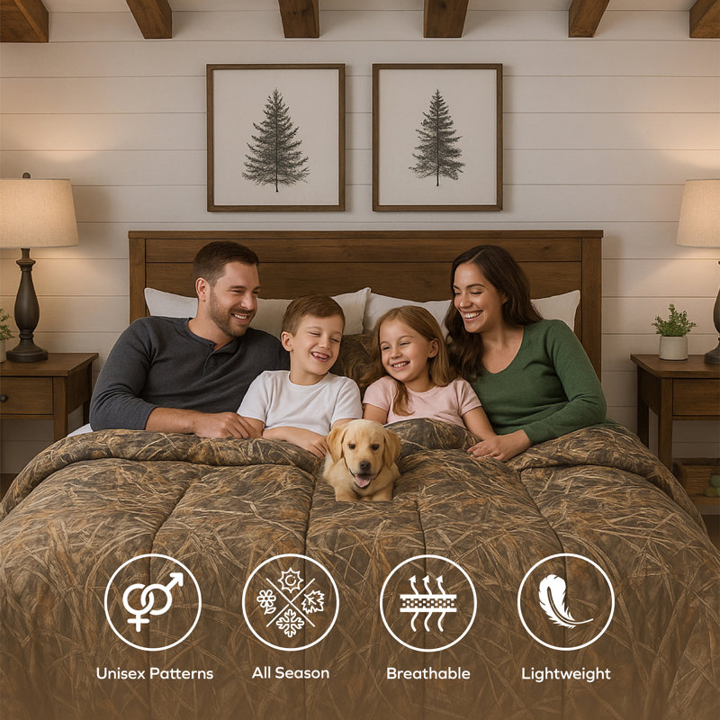 Realtree Max-5 Camo Comforter Set, Premium Microfiber Fabric - Main Image