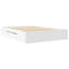 Vidaxl Bed Frame Without Mattress White 135X190 Cm Double Engineered Wood-105716639