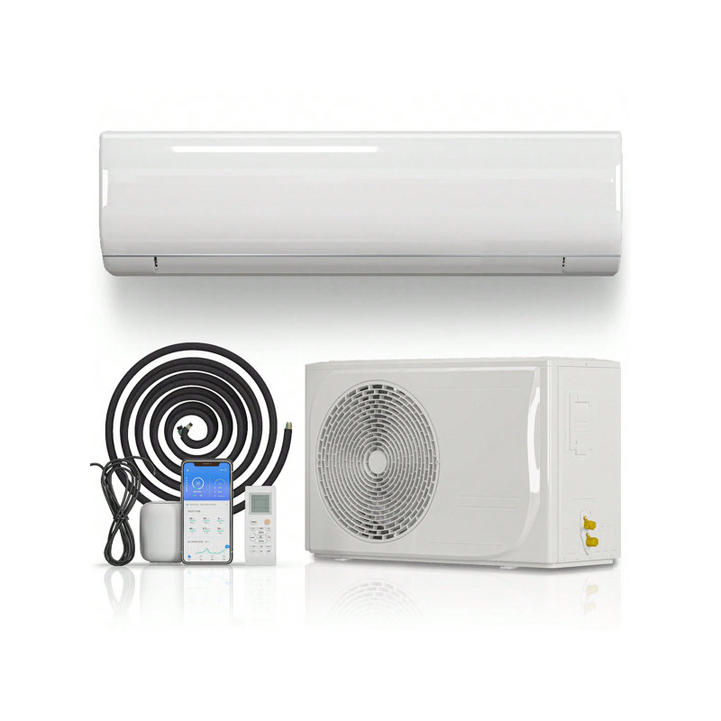 Thermopompe murale et sans conduit 24 000 BTU, 19 SEER2, 230 V, compatible avec Alexa, économiseur d'énergie, 1500 pi2 Pi. Couverture