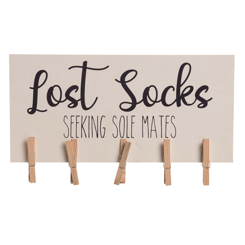 Chaussettes décoratives en bois 13,75 po
