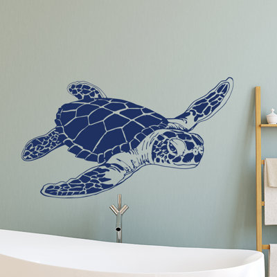 Décalcomanie murale tortue de mer