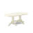 9 Piece Kitchen Table Set Includes an Oval Dining Table with Removable leaf and 8 Chairs, linen white-303866474