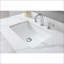 Plateau de meuble-lavabo en pierre frittée or de Carrare avec lavabo en céramique l 43 po x P 22 po Dosseret | Pierre frittée | Blanc