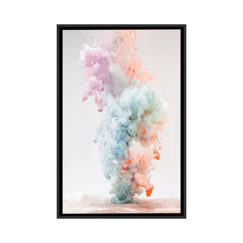 « dragon des toiles », impression sur toile, H 26 po x l 18 po x P 1,5 po, Toile avec cadre noir, Pas de tapis
