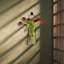 Vase murale en verre lanterne suspendue 19"