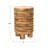 Dossier Dossier Vintage Solid Wood End Table or Stool, Natural-1089436292