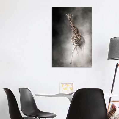 Rothschilds Giraffe In The Dust by Susan Schmitz - Wrapped Canvas Gallery-Wrapped Canvas Giclée