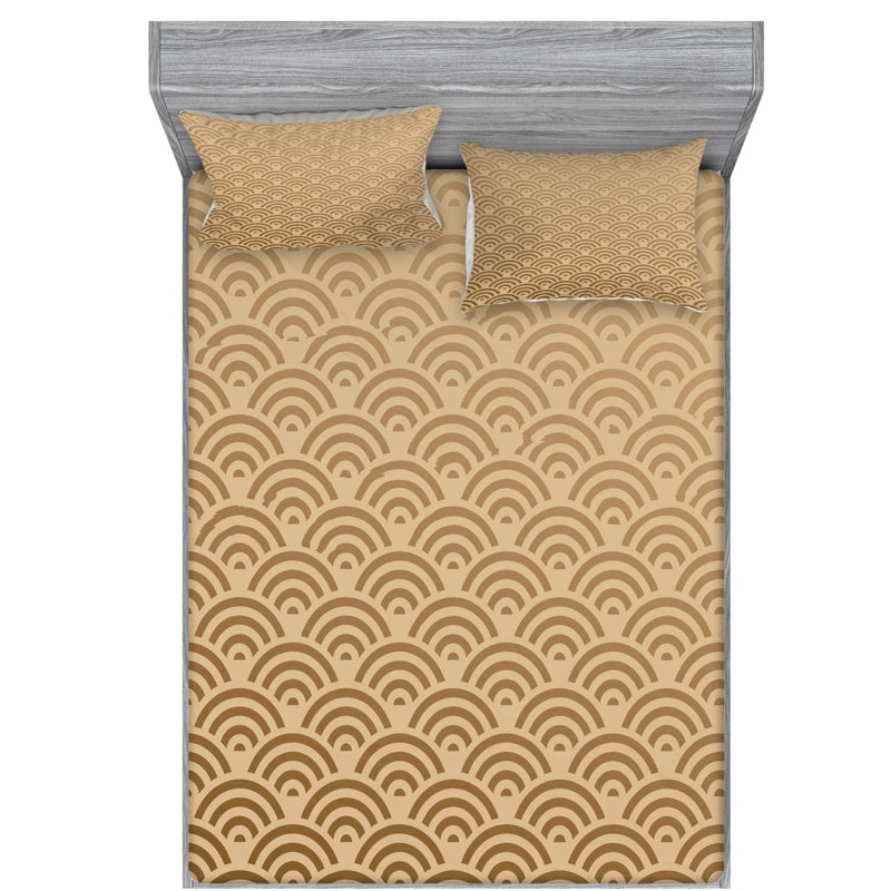 Microfiber Sheet Set, Queen Sheet Set with Fitted Sheet