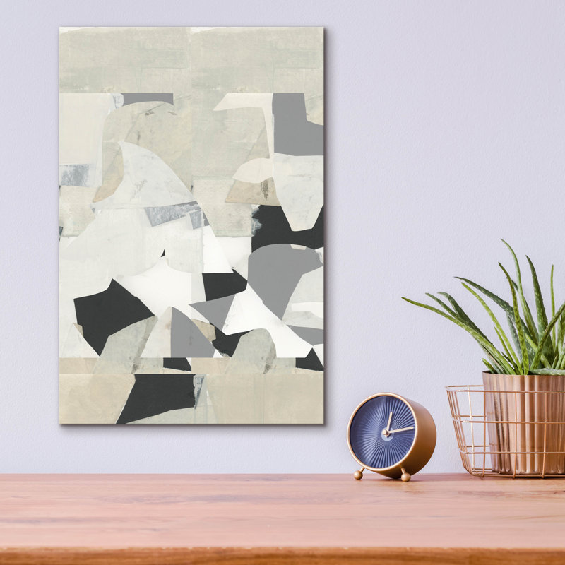 Art mural épique «Monochromes 3» par Cartissi, 12 po x 16 po