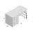 Bridgnorth Solid Wood Base Writing Desk with Power Outlet-673667780