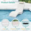Ensemble de 2 chaises longues pour piscine-79015346