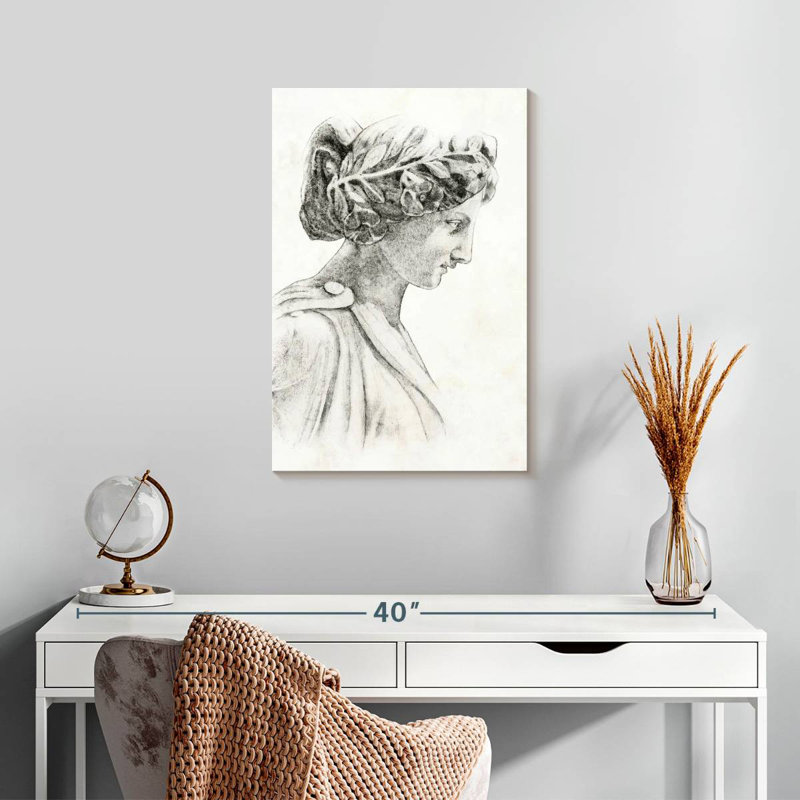 Leisha Greek Statue I, 24" H x 16" W