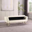 Banc de rangement rembourré Amsi-753005872