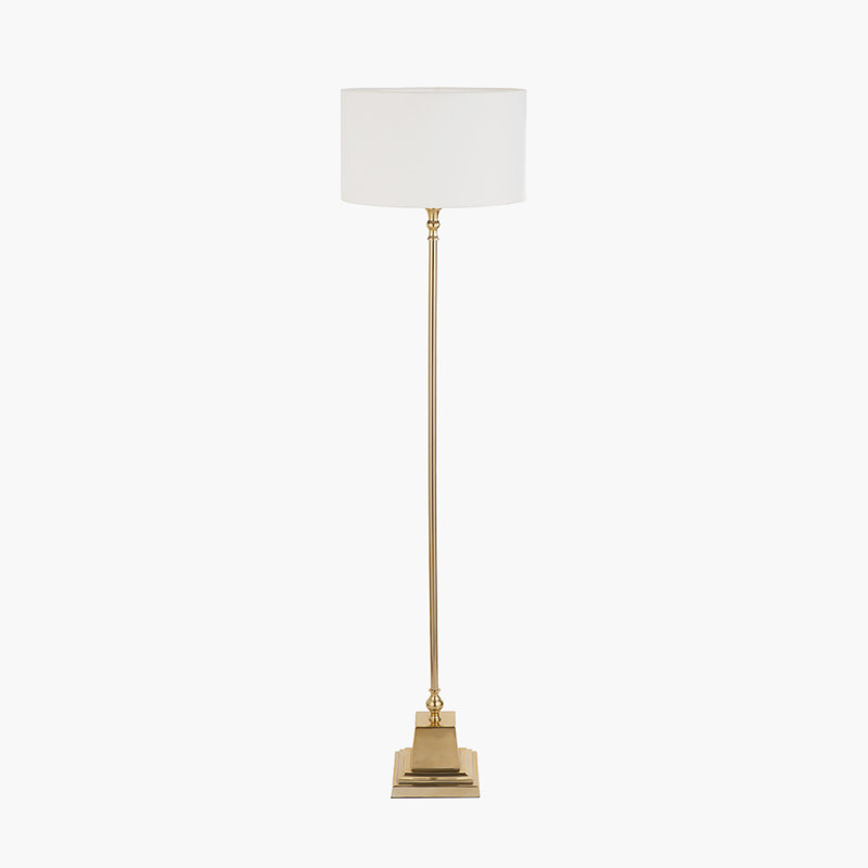 Beedon 160cm Polished Traditional Floor Lamp