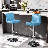 360° Swivel Counter Height Bar Stools, Faux Leather Adjustable Bar Chairs For Kitchen Or Home Bar-1984431839-1984431836