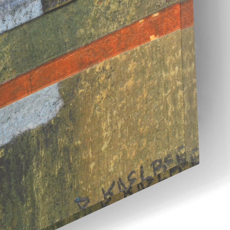  'Slippery Slope 1' by Renee Kaelber Acrylic Glass Wall Art, 12" x 16"