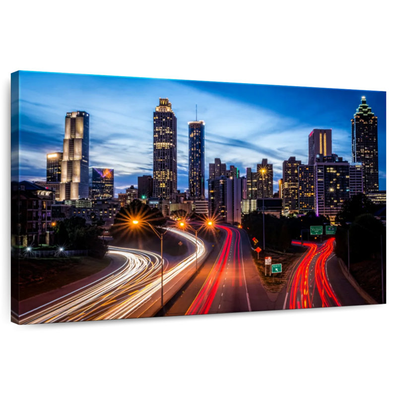 Mehar Atlanta Rush Before Dark, H 20 po x l 30 po