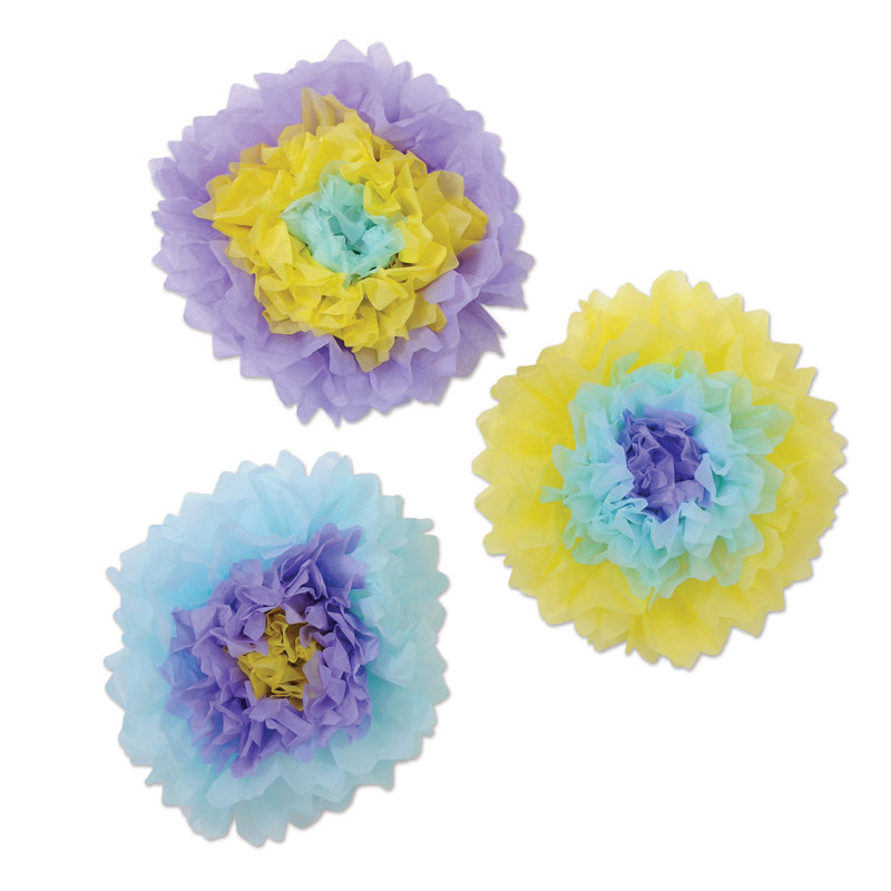 Tissu de fleurs - 10 po - paquet de 12