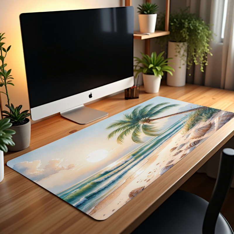 Polyester Desk Pad, 23.6x13.8