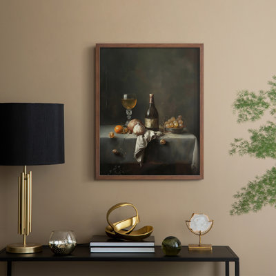 Reproduction encadrée FLORAL Series DCCxxi - bois massif