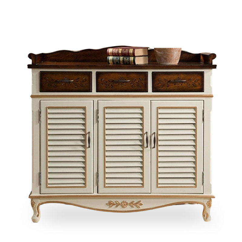 Banc de rangement blanc en bois manufacturé