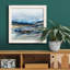 Long Lake I - peinture sur toile encadrée-361024290-361021559