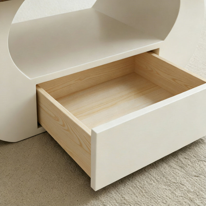 Table basse ovale avec rangement Living, H 15,74 po x L 43,3 po x l 23,62 po