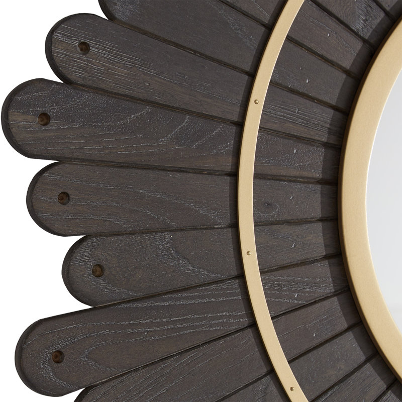 Solid Wood Flat Wall Mirror
