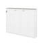 Armoire de lit escamotable avec lumière DEL, lit escamotable escamotable en bois Murphy-586728078