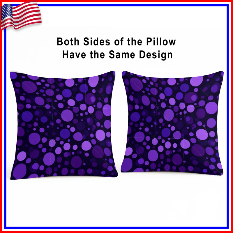 Coussin PolkaDots, 18 po x 18 po