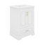 Meuble-lavabo moderne 24 po avec lavabo en céramique, 2 portes et 1 tiroir