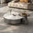Italian round marble coffee table-110581179