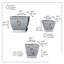 Ensemble de 3 pots à fleurs Bramhall-835781455