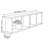 Aurelia 47" Floating Cubby Wall Shelf