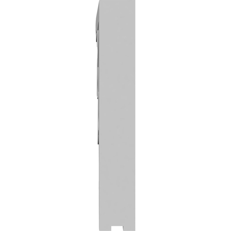 1 corbeau en PVC de qualité architecturale Riley l 7/8 po x P 12 po x H 12 po, H 12 po x l 12 po x P 1,875 po