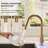  Pull Down Sprayer Kitchen Sink Faucet, Single Handle Kitchen Faucet with LED Light Base-102806760