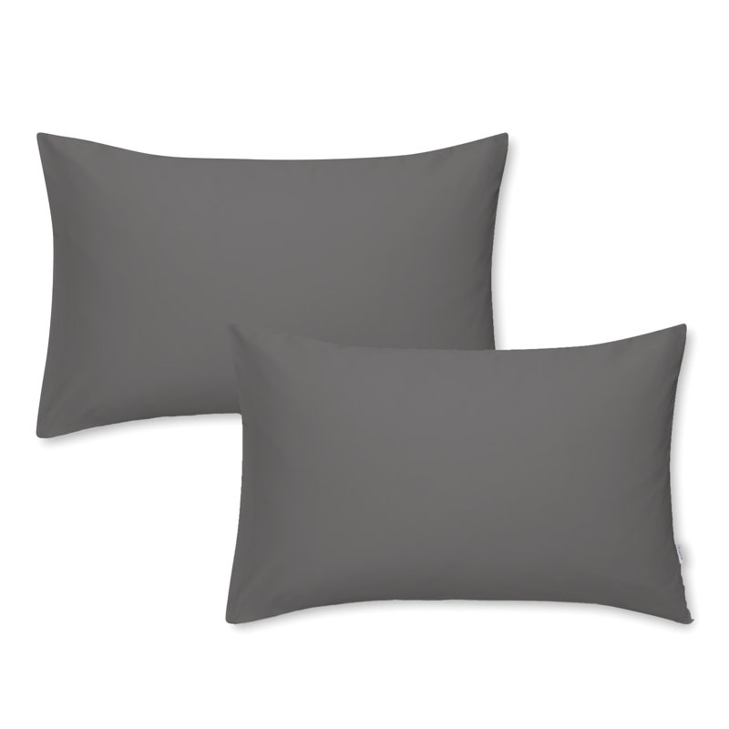 400 Thread Count 100% Cotton Sateen Oxford Pillowcase Pair, Standard (50 x 75cm), Ivory
