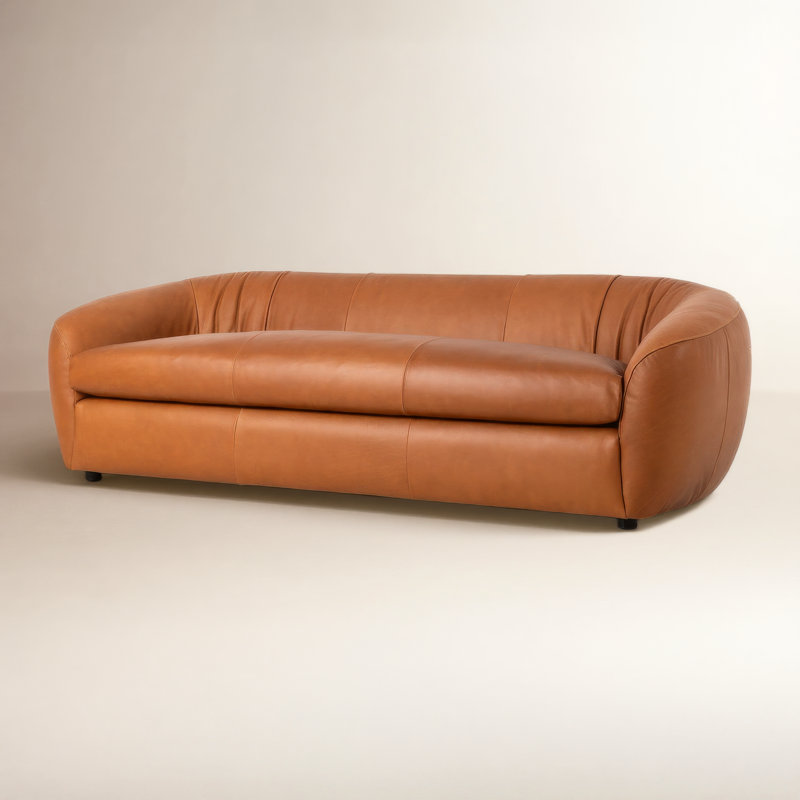 Saldana Sofa - 95"-Lorento Cognac