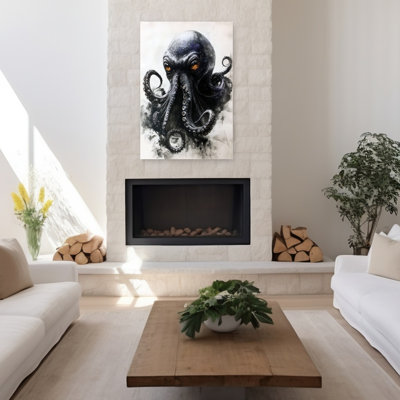 «Dark Kraken Eyes», art mural contemporain