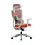 Saif Polyester Office Chair with Headrest-1961302999