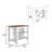 Kitchen Island Dozza, Three Shelves