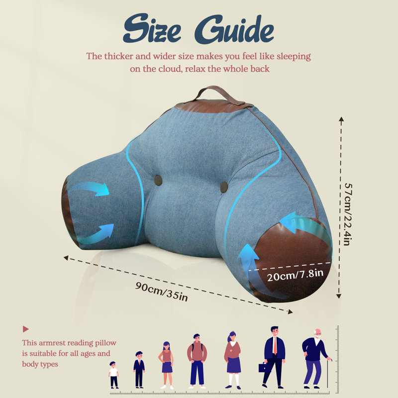 Blue Bolster Cushion